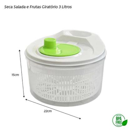 Imagem de Secador manual de salada fresh plastico 0158005