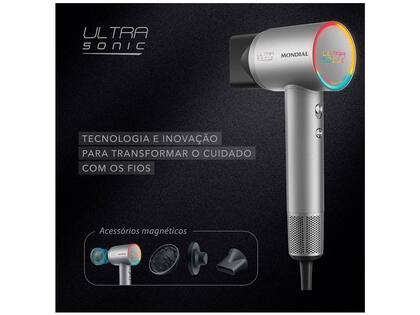 Imagem de Secador Mondial Ultra Sonic SCP-01-US BLDC - Prata/Cinza, 1500W