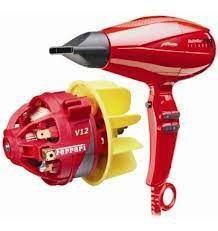 Imagem de Secador Profissional Ferrari Volare V1 Nano Titanium Vermelho Babyliss Pro 220V