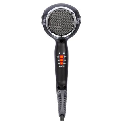 Imagem de Secador Profissional Lion 2540W Preto Fosco 127V com Display e Tecnologia Aeronáutica