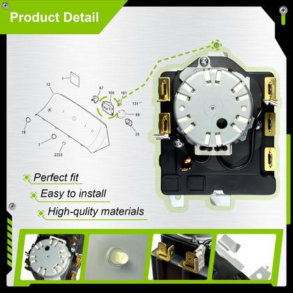 Imagem de Secador Timer Salugre WE04X25280 compatível com GE Hotpoint