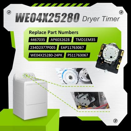 Imagem de Secador Timer Salugre WE04X25280 compatível com GE Hotpoint