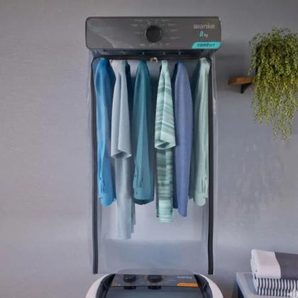 Secadora de Roupas Parede Wanke Comfort 8kg 6 Cabides 220V