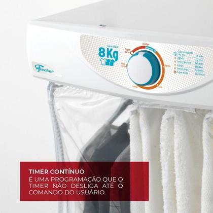 Imagem de Secadora Fischer Super Ciclo 8 Kg Branca 127V (28200-63977)