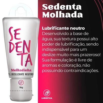 Imagem de Sedenta Molhadinha Gel Deslizante Neutro 18g Pepper Blend