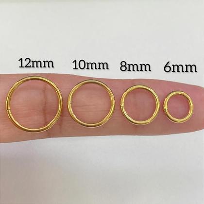 Imagem de Segmento titânio dourado clicker 1mm e 1,2mm