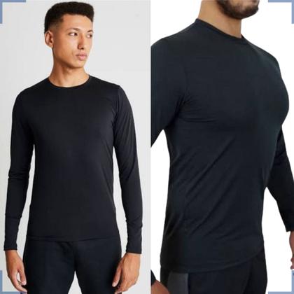 Imagem de Segunda Pele Térmica Masculina Frio Intenso Blusa Flanelada