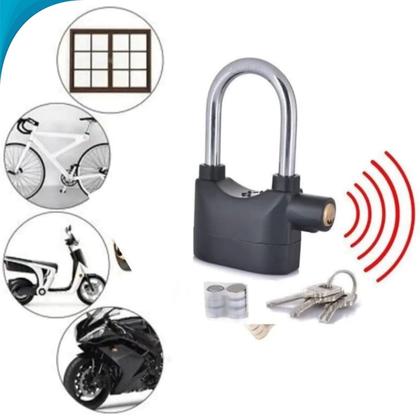 Imagem de Segurança Total com Cadeado com Sensor de Movimento