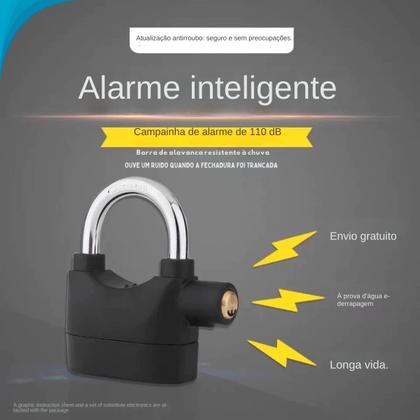 Imagem de Segurança Total com Cadeado com Sensor de Movimento