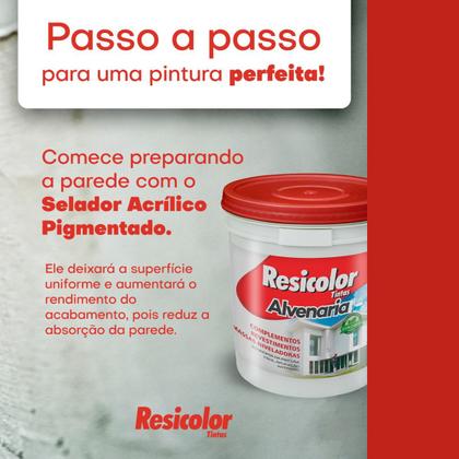 Imagem de Selador Acrilico Branco Fundo Parede 18l Resicolor Anti Mofo