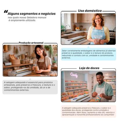 Imagem de Seladora de Embalagens Plásticas Manual 20cm 110/220v Isamaq