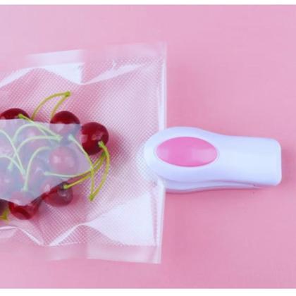 Imagem de Seladora Manual Compacta Com Imã Armazenamento Acessível Geladeira