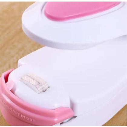 Imagem de Seladora Manual Compacta Com Imã Armazenamento Acessível Geladeira