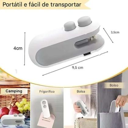 Imagem de Seladora Portátil Design Moderno Para Sua Cozinha Pronta Entrega