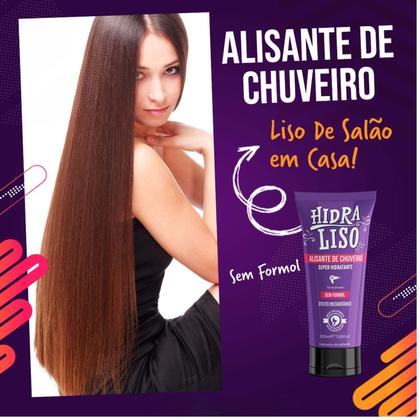 Imagem de Selagem Alisante Para Cabelo Hidraliso 200ml + Shampoo