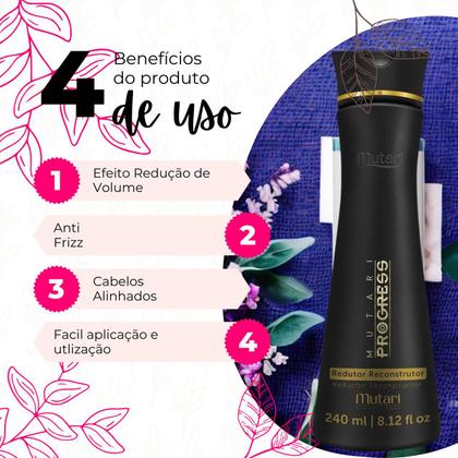 Imagem de Selagem Orgânica Profissional Progress Mutari 240ml +2 Itens