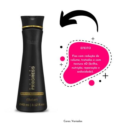 Imagem de Selagem Orgânica Profissional Progress Mutari 240ml +2 Itens