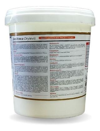 Imagem de Selante Acrílico De Trincas Fissuras Zero Trinca 1 Kg + Trena 2 Metros