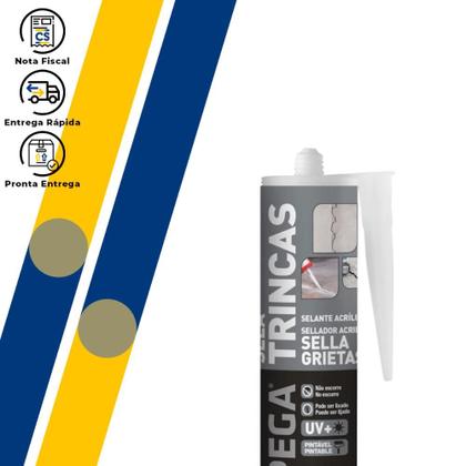 Imagem de Selante Acrílico Sela Trincas 280ml Branco Unipega