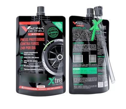 Imagem de Selante Anti Furo Para Pneu Câmara Xtire Moto Cg Tiran Fan Fazer Lander Cb Xre - 1 Frasco 250ml