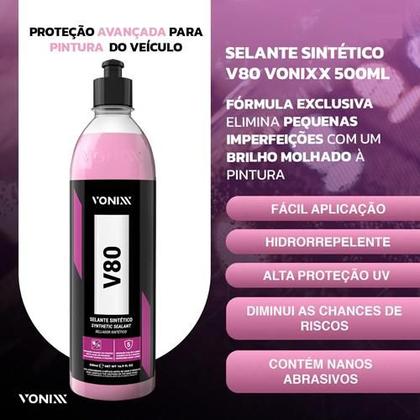 Imagem de Selante Automotivo Sintético V80 Alta Proteção Vonixx 500ml