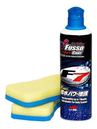 Imagem de Selante Líquido Soft 99 Fusso Coat F7 300ml automotivo profissional proteção uv chuva riscos