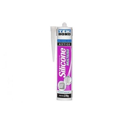 Imagem de Selante Silicone 270g Acetico Incolor Tekbond - Tek Bond