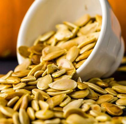 Imagem de Semente De Abóbora Torrada Sem Casca e Sem Sal