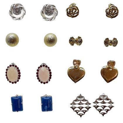 Imagem de SEMI JOIAS ATACADO KIT 8 PEÇAS FOLHEADAS - Jady Joias