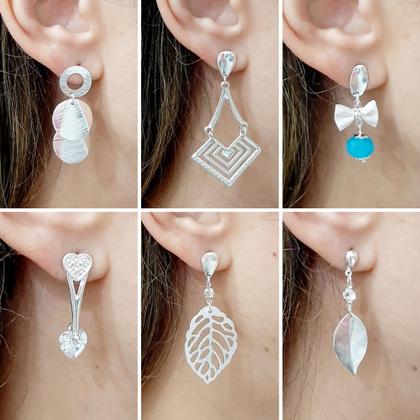 Imagem de SEMI JOIAS ATACADO KIT 8 PEÇAS FOLHEADAS - Jady Joias