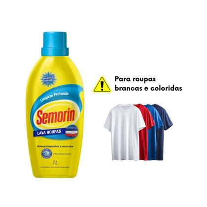 Imagem de Semorin lava roupas liquido tradicional 1l