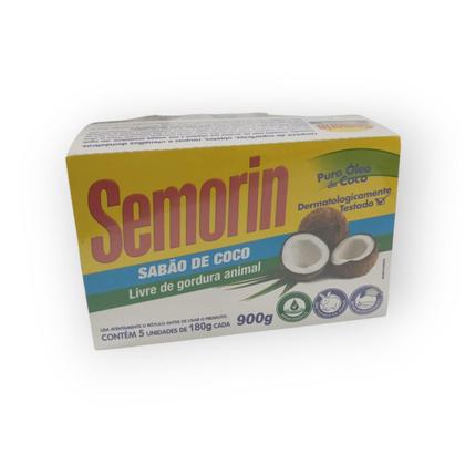Imagem de Semorin Sabao De Coco Tradicional 5X180G
