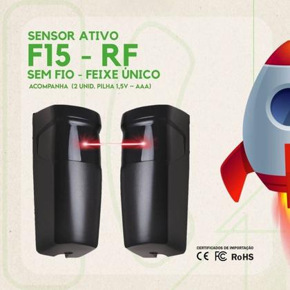 Imagem de Sensor ativo f15 - rf sem fio feixe único ipec
