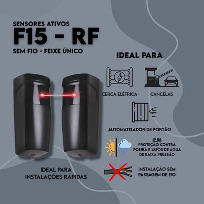 Imagem de Sensor ativo f15 - rf sem fio feixe único ipec