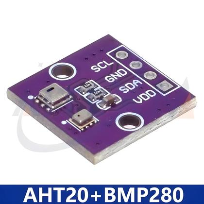 Imagem de Sensor De Alta Precisão De Temperatura, Umidade E Pressão Do Ar AHT20 BMP280 Módulo 2 Em 1