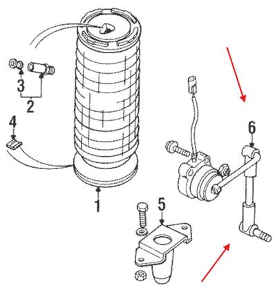 Imagem de Sensor De Altura Traseiro Esquerdo Original Range Rover NTC9845