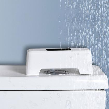 Imagem de Sensor de Descarga Automatico Inteligente Bateria Recarregavel USB Privada Vaso Sanitario Banheiro Lavabo Hotel Loja Shopping Restaurante Residencial