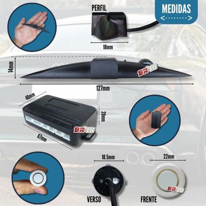 Imagem de Sensor De Estacionamento Ré Visor Slim Ford Ka Todos