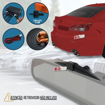 Imagem de Sensor De Estacionamento Ré Visor Slim Renault Fluence Todos