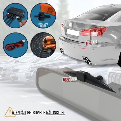 Imagem de Sensor De Estacionamento Ré Visor Slim Renault Fluence Todos