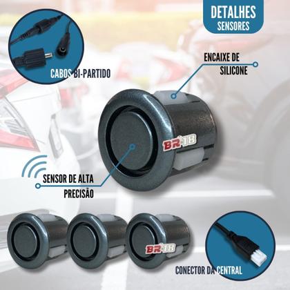 Imagem de Sensor De Estacionamento Ré Visor Slim Versa Todos