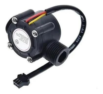 Imagem de Sensor De Fluxo e Vazão Água 1 por 2 Yfs201 Arduino Efeito Hall