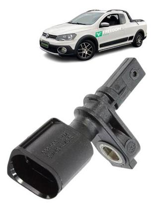 Imagem de Sensor de freio abs vw gol voyage up! golf polo spacefox saveiro g5 g6 2004 á 2017 dianteiro lado di