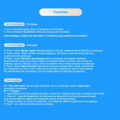 Imagem de Sensor de Movimento com Fotocélula Qualitronix QA26M