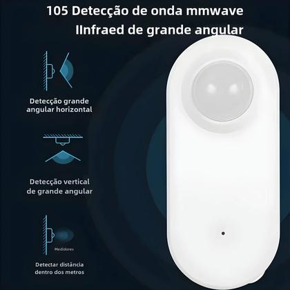 Imagem de Sensor de Movimento e Presença Tuya Zigbee PIR - Bateria - Detecção Humana