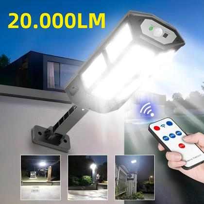 Imagem de Sensor de Movimento Solar à Prova d'Água - 4 Modos de Iluminação para Jardim