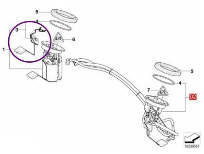 Imagem de Sensor De Nivel Boia De Combustivel Bmw X1 320I 330I 335I