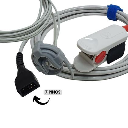 Imagem de Sensor de Oximetria Nonin Adulto Compatível