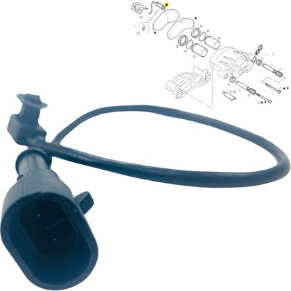 Imagem de Sensor de pastilha de freio - daily 2.8/nova daily 3.0 (503120268)