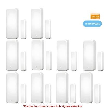 Imagem de Sensor De Porta E Janela ZigBee Para Casa Inteligente, Compatível Com O APP eWeLink, Alexa, Google,